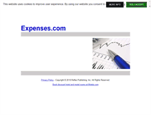 Tablet Screenshot of expenses.com